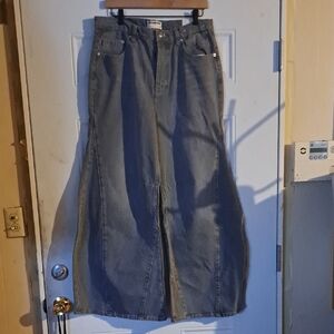 We The Free Blue EDEN. SLOUCHY WIDE LEG Jeans